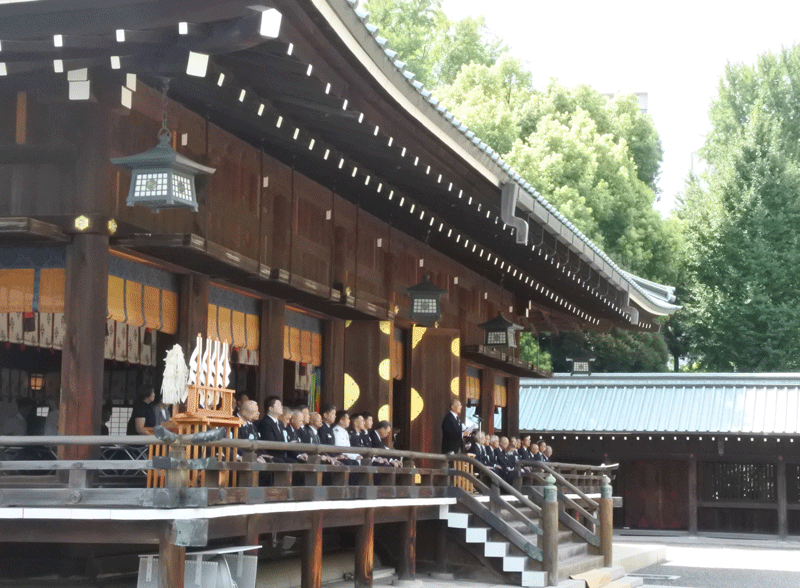 靖國神社での「第四十九回全国戦歿者慰霊大祭」