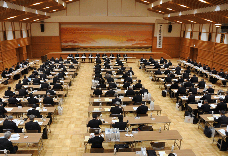 神宮会館で開かれた春季推進会議